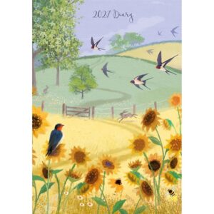 Swallows & Sunflowers A5 Diary 2027