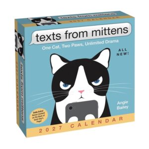 Texts From Mittens Desk Calendar 2027