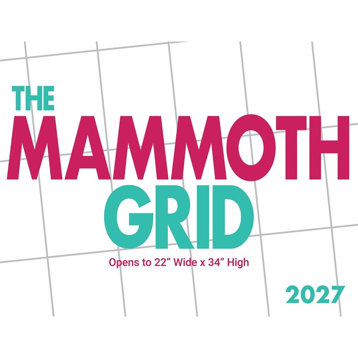 The Mammoth Grid Super Deluxe Calendar 2027