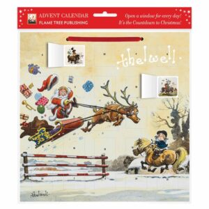 Thelwell Showjumping Santa Traditional Advent Calendar