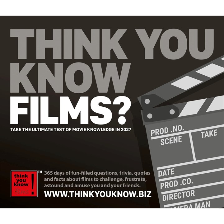Think You Know Films? Desk Calendar 2027