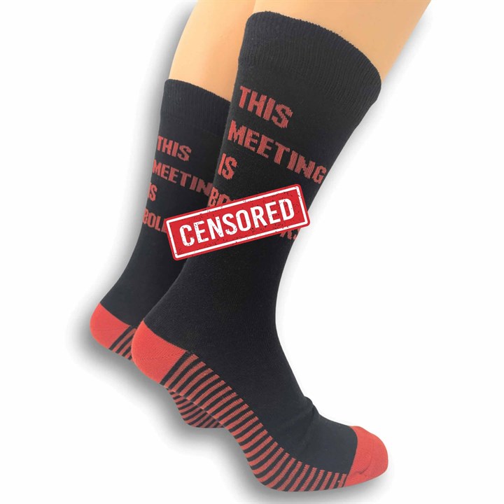 This Meeting is Boll*cks Socks - Size 7 - 11