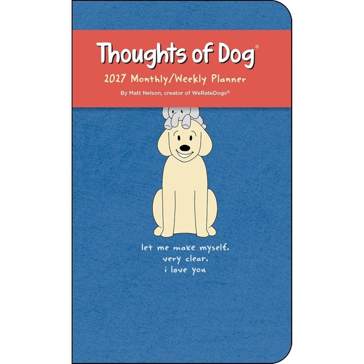Thoughts Of Dog A5 Diary 2027