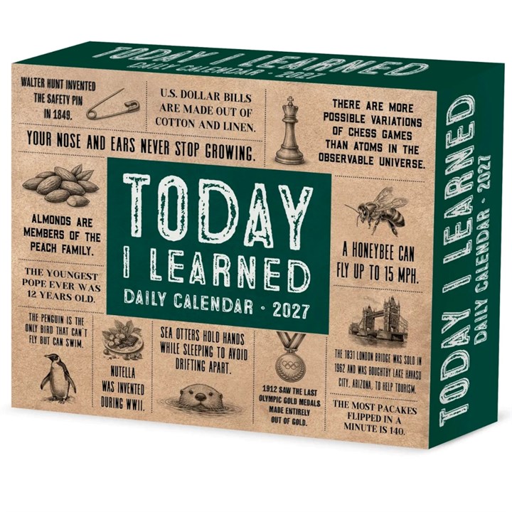 Today I Learned Desk Calendar 2027