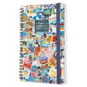Travel Stickers Small Week To View Spiral Diary 2027