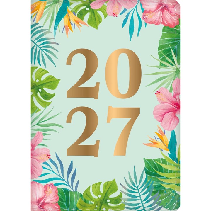 Tropical Day To View A6 Diary 2027
