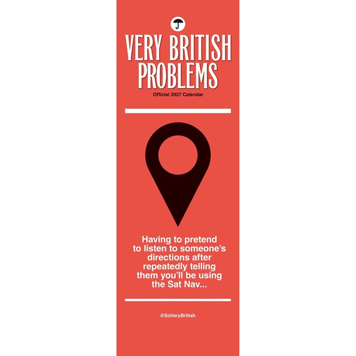 Very British Problems Slim Calendar 2027