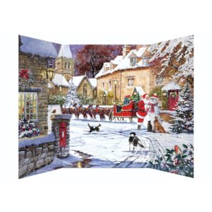 Village Delivery Freestanding Traditional Advent Calendar