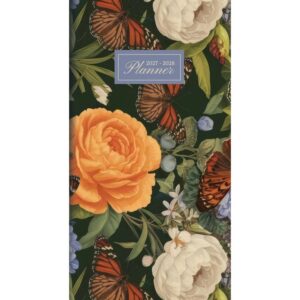 Vintage Blooms Monthly Slim Diary 2027 - 2028