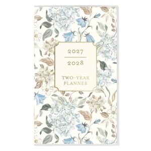 Vintage Floral Slim Monthly Diary 2027 - 2028