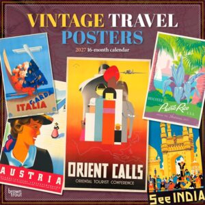 Vintage Travel Posters Calendar 2027