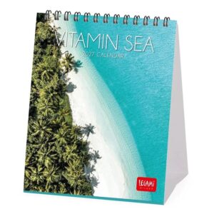 Vitamin Sea Easel Desk Calendar 2027