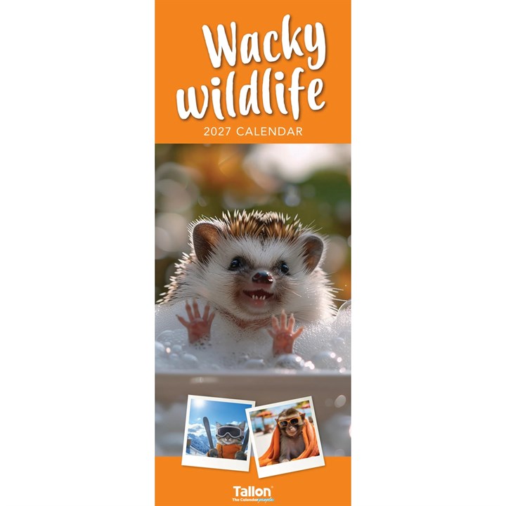 Wacky Wildlife Slim Calendar 2027