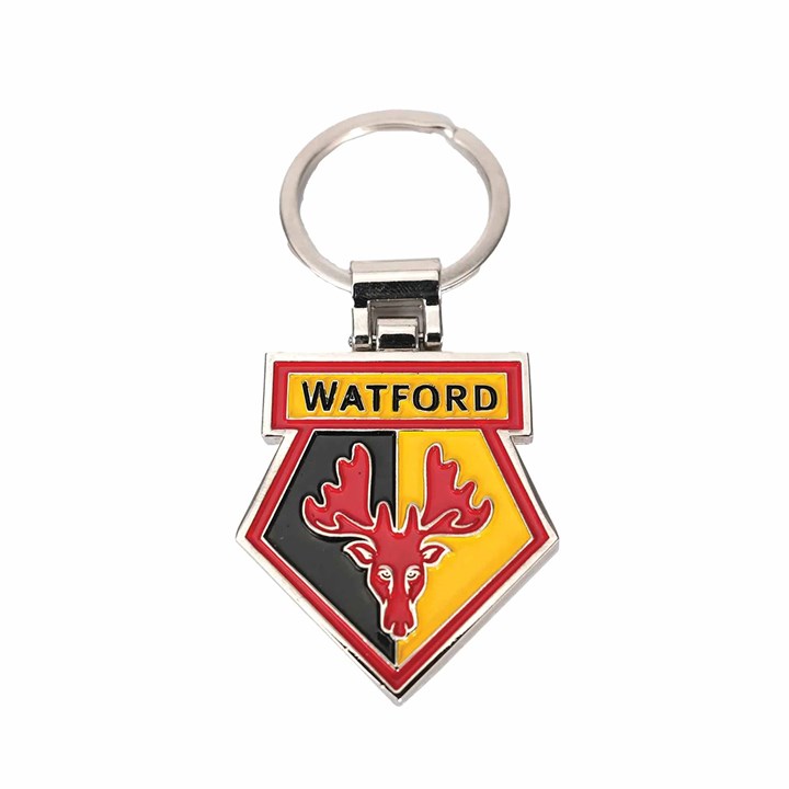 Watford FC Crest Shaped Keyring