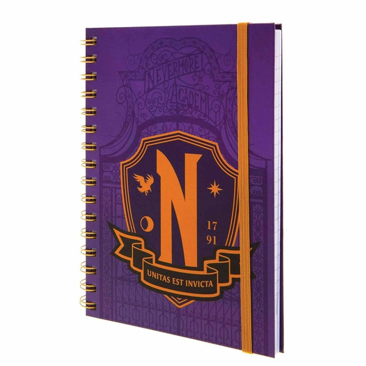 Wednesday Nevermore Shield A5 Wiro Notebook