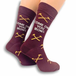 West Ham United FC Come On You Irons Socks - Size 7 - 11