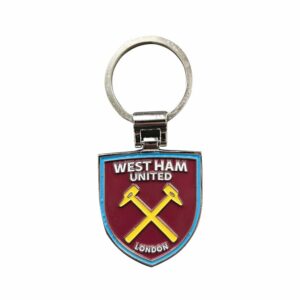 West Ham United FC Crest Shaped Keyring