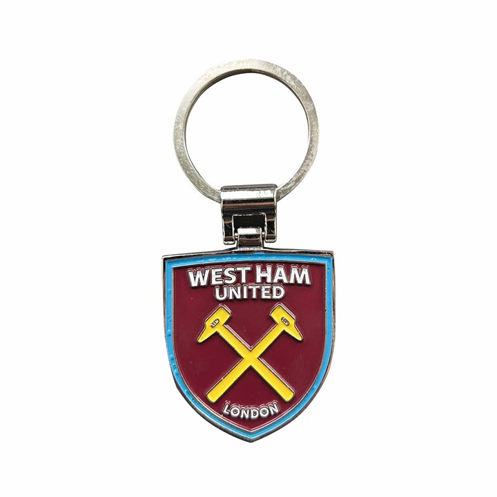 West Ham United FC Crest Shaped Keyring