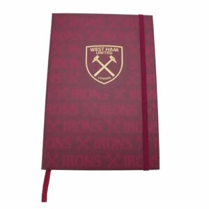 West Ham United FC Gold Crest A5 Notebook