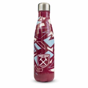 West Ham United FC Pattern Water Bottle