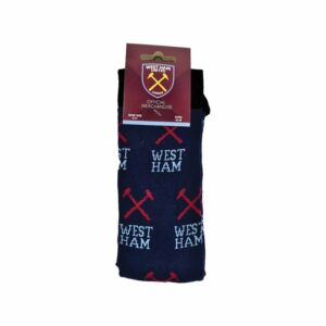 West Ham United FC Print Design Socks - Size 8 - 11