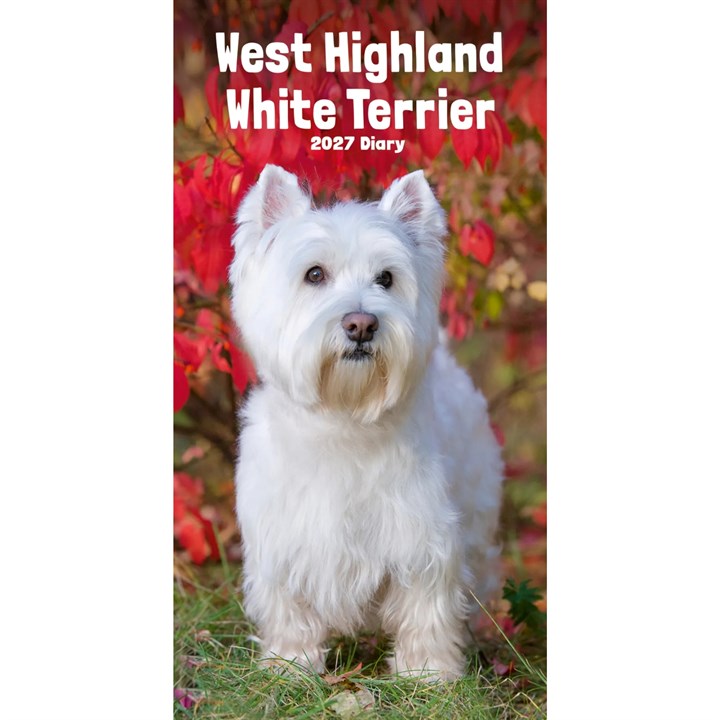 West Highland White Terrier Slim Diary 2027