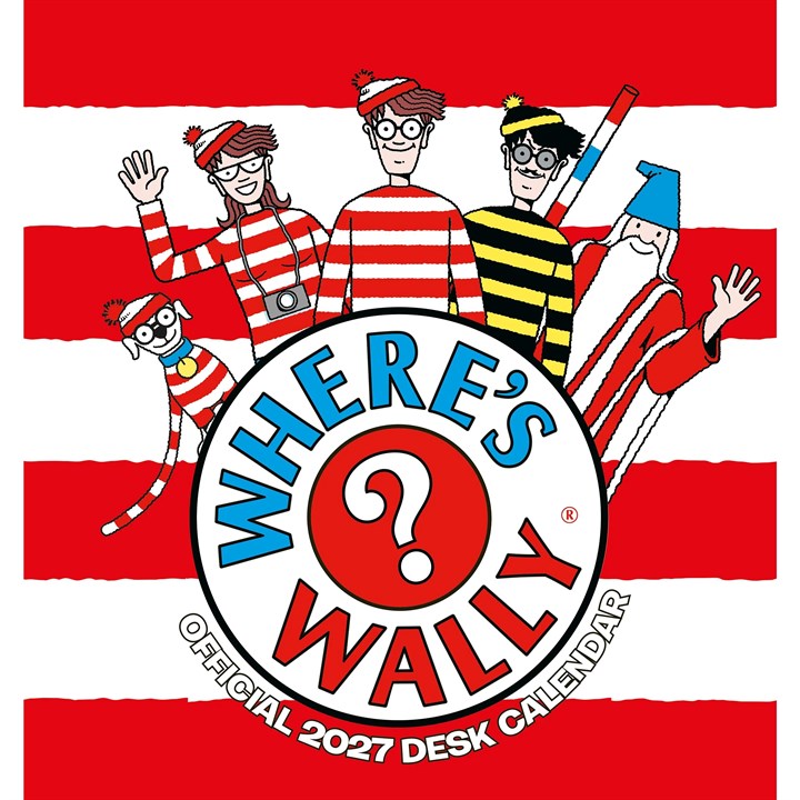 Where's Wally? Easel Desk Calendar 2027