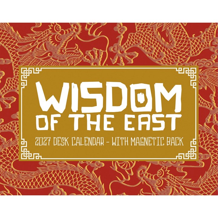 Wisdom of the East Mini Desk Calendar 2027