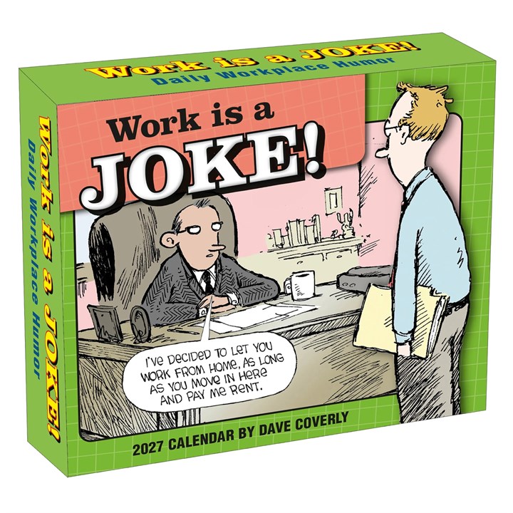 Work is a Joke Desk Calendar 2027