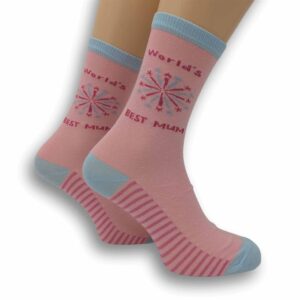 Worlds Best Mum Socks - Size 4 - 8