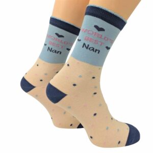 Worlds Best Nan Socks - Size 4 - 8