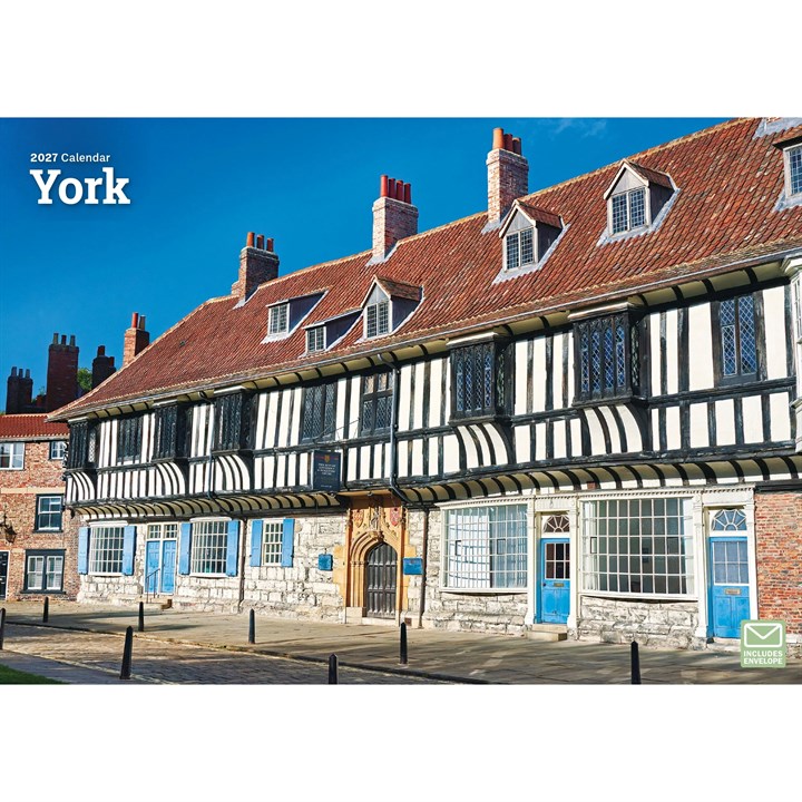 York A4 Calendar 2027