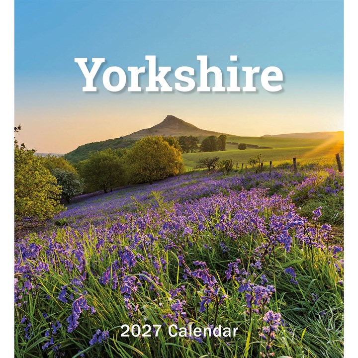 Yorkshire Mini Easel Desk Calendar 2027