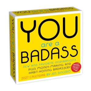 You Are A Badass Desk Calendar 2027