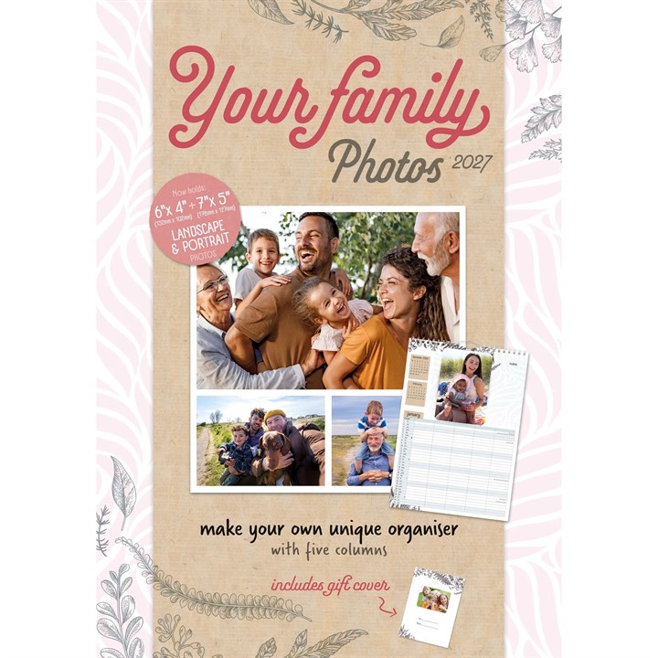 Your Family Photos A3 Family Planner 2027