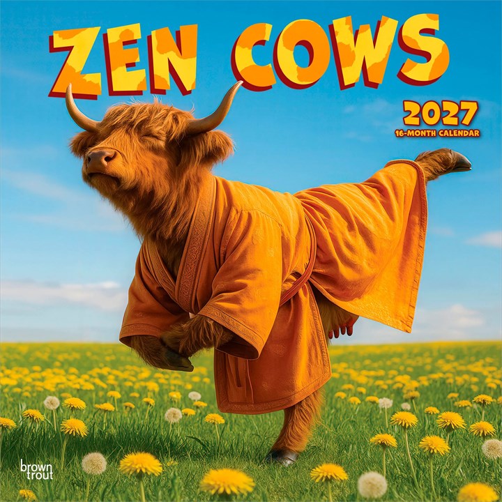 Zen Cows Calendar 2027