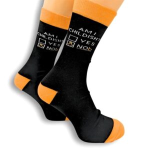 Am I Childish? Socks - Size 7 - 11