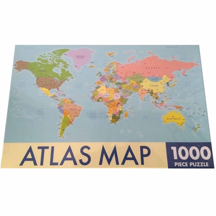 Atlas Map Jigsaw