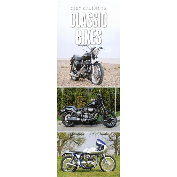 Classic Bikes Slim Calendar 2027