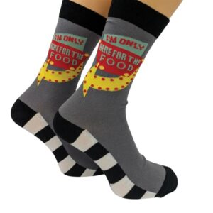 I'm Only Here For the Food Socks - Size 7 - 11