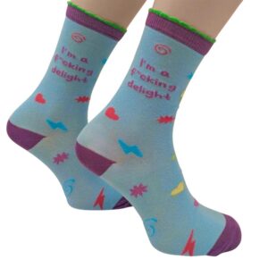 I'm a F*cking Delight Socks - Size 4 - 8