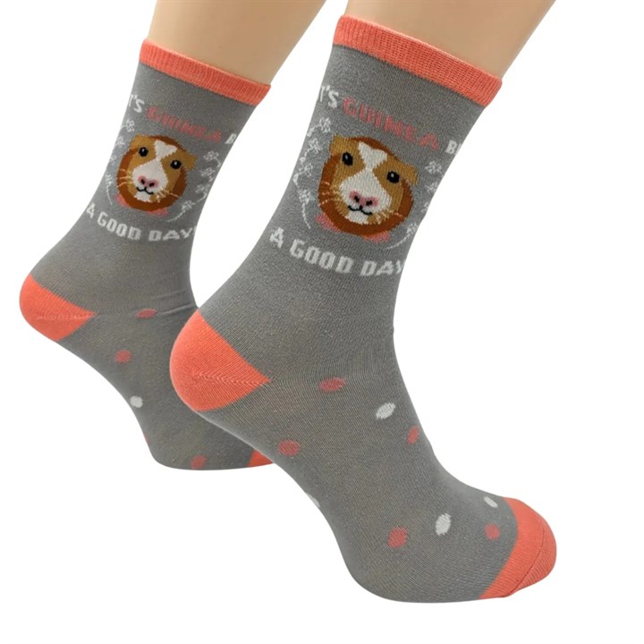 It's Guinea Be a Good Day Socks - Size 4 - 8
