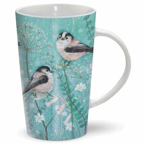 Long Tailed Tits Riverbank Latte Mug