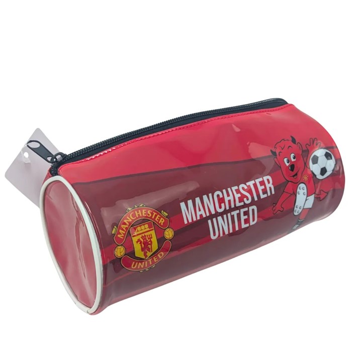 Manchester United FC Mascot Barrel Pencil Case