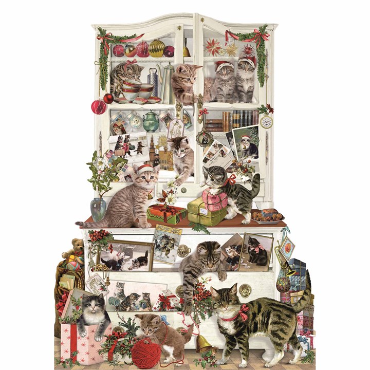 Mischievous Christmas Cats Traditional Advent Calendar