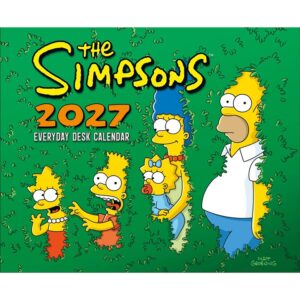 The Simpsons Desk Calendar 2027