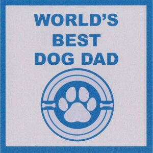 World's Best Dog Dad Coaster