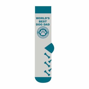 World's Best Dog Dad Socks - Size 7 - 11