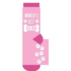 World's Best Dog Mum Socks - Size 4 - 8