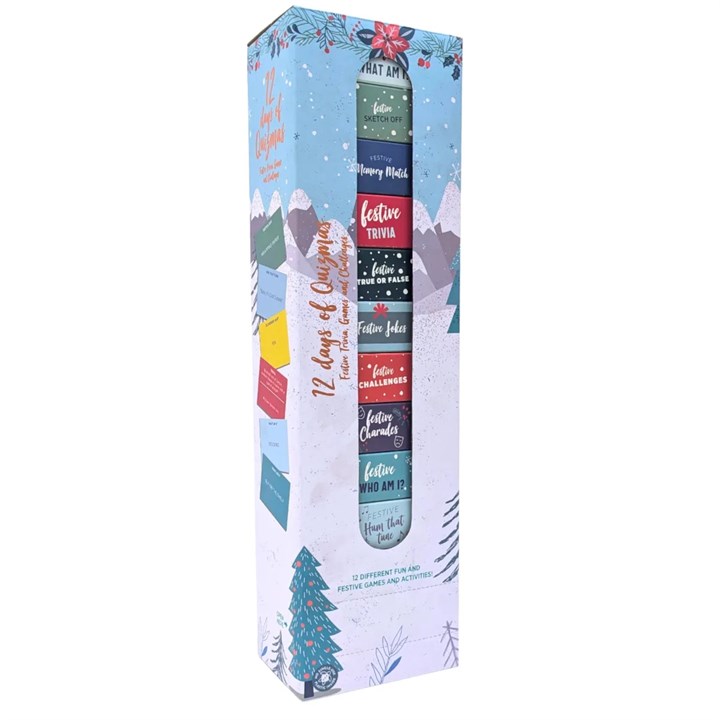 12 Days Of Quizmas Dispenser Trivia Game